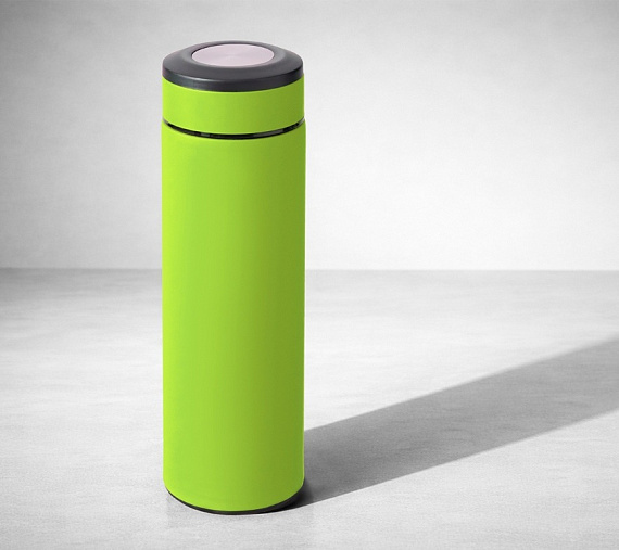 Термос Oasis Vacuum Flask C1 Soft touch 420мл Зелёное яблоко - Фото 5 большая