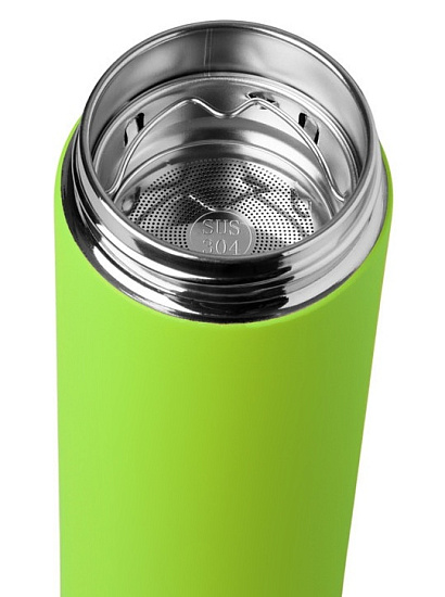 Термос Oasis Vacuum Flask C1 Soft touch 420мл Зелёное яблоко - Фото 6 большая
