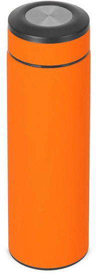 Термос Oasis Vacuum Flask C1 Soft touch 420мл Оранжевый - Фото 1 большая