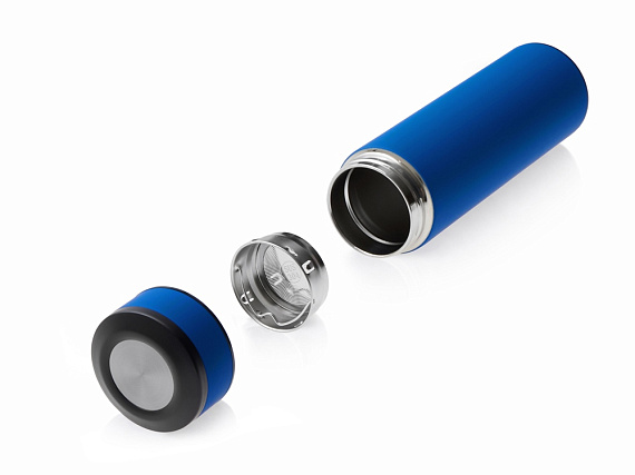 Термос Oasis Vacuum Flask C1 Soft touch 420мл Синий - Фото 2 большая