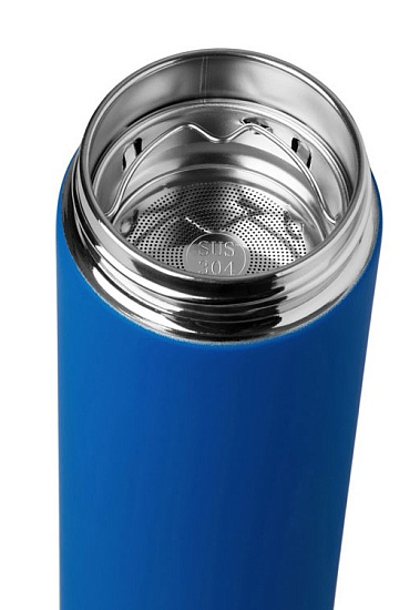 Термос Oasis Vacuum Flask C1 Soft touch 420мл Синий - Фото 5 большая