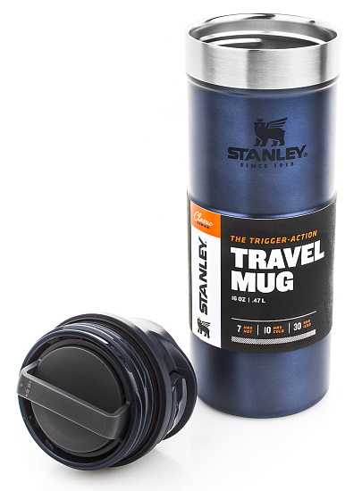Термокружка Stanley Classic One hand 2.0 Nightfall - Фото 2 большая