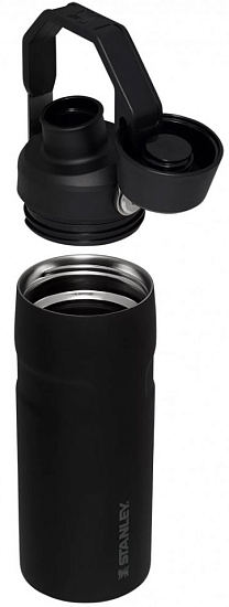 Термобутылка Stanley Go Iceflow 0,47L Чёрный - Фото 3 большая