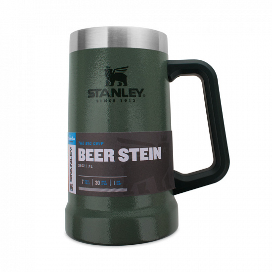 Кружка пивная Stanley Adventure Stein Hammertone Green - Фото 1 большая