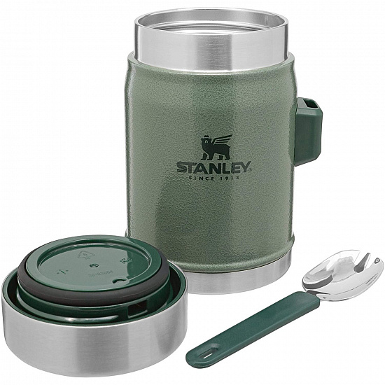 Термос для еды Stanley Classic 400 Hammertone Green - Фото 1 большая