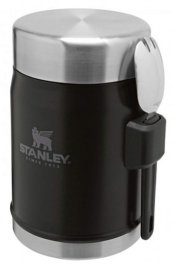 Термос для еды Stanley Classic 400 Black - Фото 2 большая