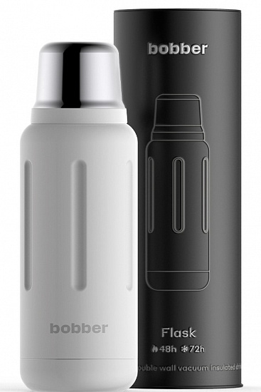 Термос Bobber Flask 1,0 White - Фото 1 большая