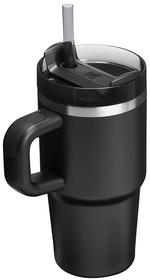 Термокружка Stanley Quencher H2.0 0,59L Чёрный - Фото 2 большая