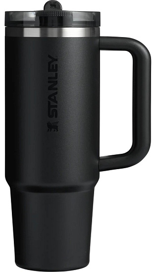 Термокружка Stanley Quencher H2.0 0,88L Чёрный - Фото 1 большая