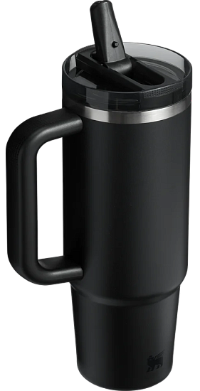 Термокружка Stanley Quencher H2.0 0,88L Чёрный - Фото 2 большая