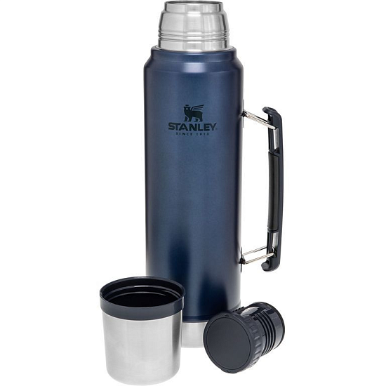 Термос Stanley Classic 1,0 Blue - Фото 2 большая
