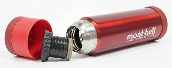 Термос MontBell Alpine Thermo Bottle 500 Gunmetal - Фото 5 большая