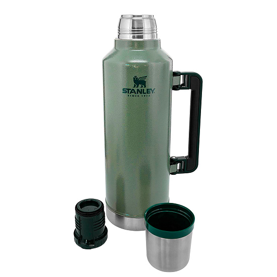 Термос Stanley Classic 2.3 Hammertone Green - Фото 3 большая