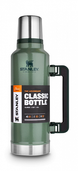 Термос Stanley Classic 1.9 Hammertone Green - Фото 1 большая