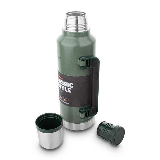 Термос Stanley Classic 1.9 Hammertone Green - Фото 3 большая