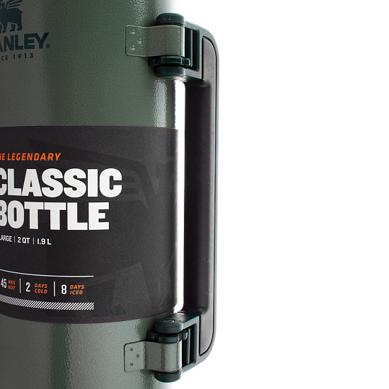 Термос Stanley Classic 1.9 Hammertone Green - Фото 4 большая