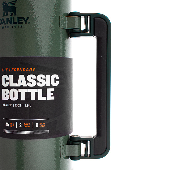 Термос Stanley Classic 1.9 Hammertone Green - Фото 5 большая