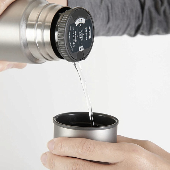 Термос Thermos FJN-500T 0,5л Titanium Gray - Фото 12 большая