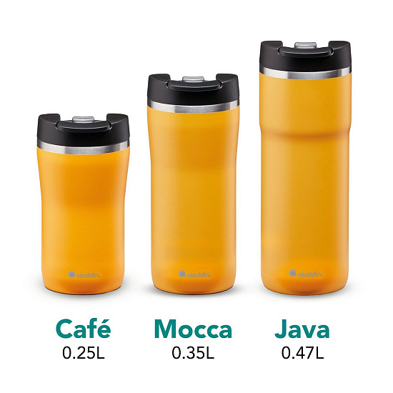 Термокружка Aladdin 250 Cafe Leak-Lock Aqua Blue - Фото 7 большая