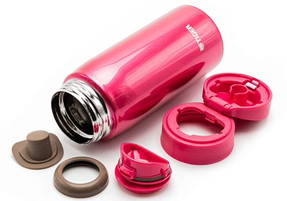 Термокружка Tiger MCX-A351 PO 0,35 л Opera Pink - Фото 4 большая