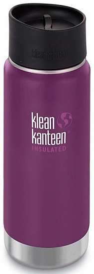 Термокружка Klean Kanteen Insulated Wide Cafe Cap 16oz Winter Plum - Фото 1 большая