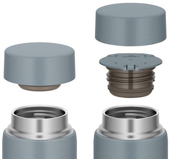 Термос Thermos JOQ-600 0,6L Серо-зелёный - Фото 4 большая