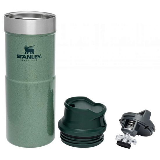 Термостакан Stanley Classic One Hand 2.0 0,35 Green - Фото 2 большая