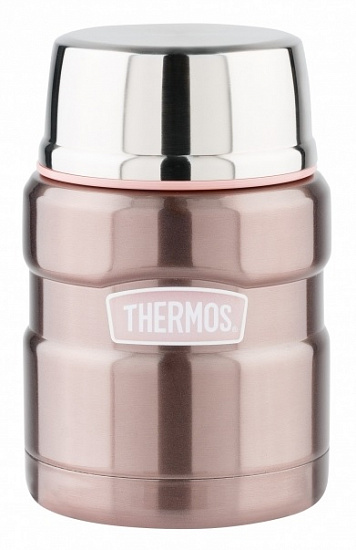 Термос Thermos Stainless King™ Food Jar 470 Pink - Фото 1 большая