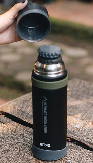 Термос Thermos FFX-901 0,9L Matte Black - Фото 6 большая