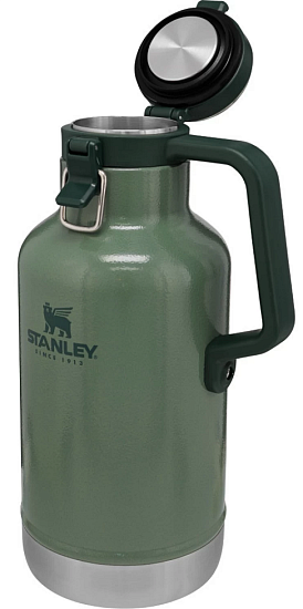 Термос для пива Stanley Classic 1,9L Тёмно-зелёный - Фото 2 большая