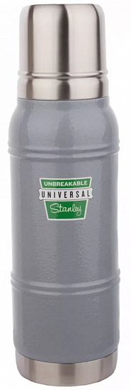 Термос Stanley Milestones 1L Серо-серебристый - Фото 1 большая