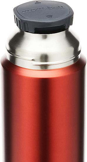 Термос MontBell Alpine Thermo Bottle 750 Red - Фото 5 большая