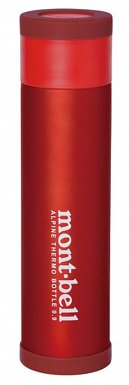 Термос MontBell Alpine Thermo Bottle 900 Red - Фото 1 большая