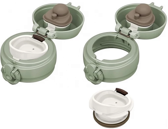 Термос Thermos JNL-356 0,35L Пастельный оливковый - Фото 3 большая