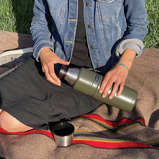 Термос Thermos SK2010 1,2L Хаки - Фото 6 большая