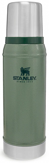 Термос Stanley Classic 0,75L Тёмно-зелёный - Фото 1 большая