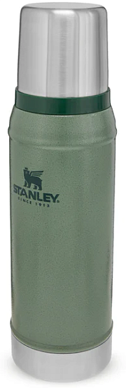 Термос Stanley Classic 0,75L Тёмно-зелёный - Фото 2 большая