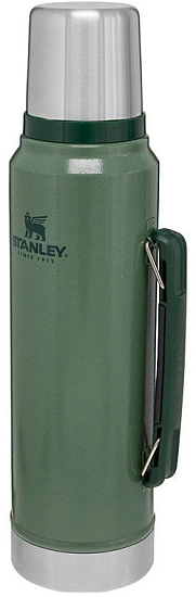 Термос Stanley Classic 1,4L Тёмно-зелёный - Фото 2 большая