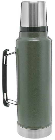 Термос Stanley Classic 1,4L Тёмно-зелёный - Фото 3 большая