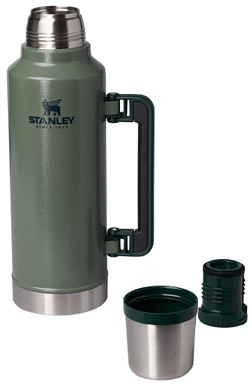 Термос Stanley Classic 1,9L Тёмно-зелёный - Фото 2 большая