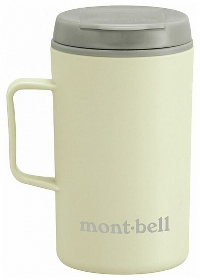 Термокружка MontBell Thermo Mug MB Logo 330 белый - Фото 1 большая