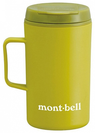 Термокружка MontBell Thermo Mug MB Logo 330 зеленый - Фото 1 большая