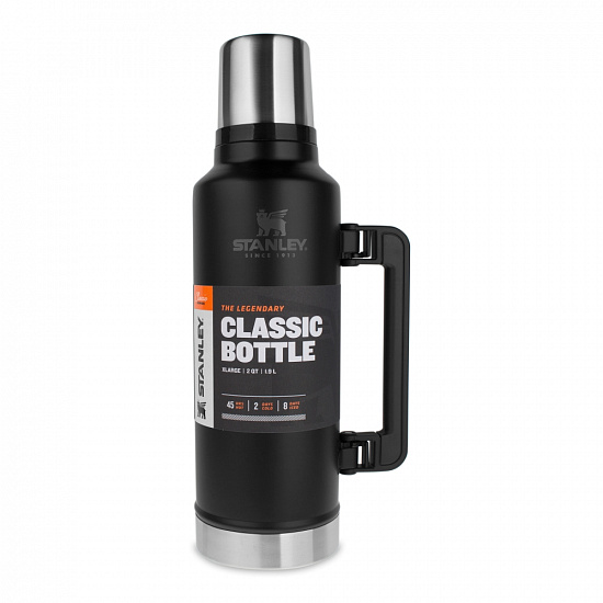 Термос Stanley Classic 1,9 Matte Black - Фото 1 большая