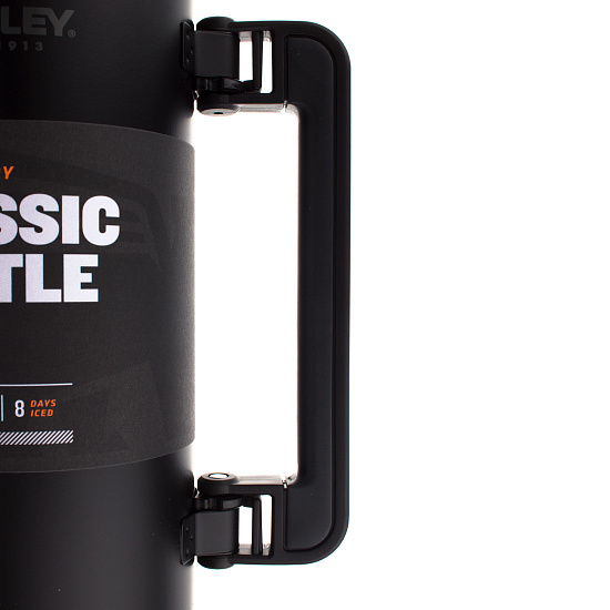 Термос Stanley Classic 1,9 Matte Black - Фото 4 большая