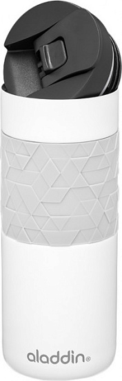 Термокружка Aladdin 470 Easy Grip Leak-Lock Snowflake White - Фото 2 большая
