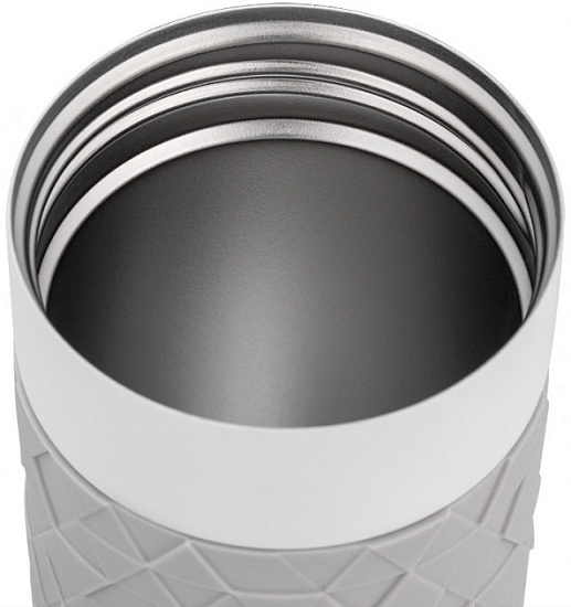 Термокружка Aladdin 470 Easy Grip Leak-Lock Snowflake White - Фото 9 большая