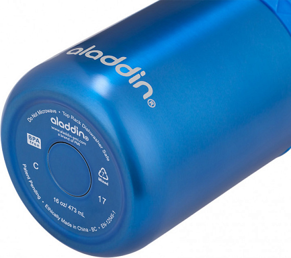 Термокружка Aladdin 470 Easy Grip Leak-Lock Blue - Фото 3 большая