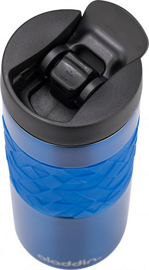 Термокружка Aladdin 470 Easy Grip Leak-Lock Blue - Фото 5 большая