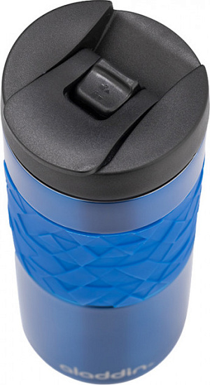 Термокружка Aladdin 470 Easy Grip Leak-Lock Blue - Фото 6 большая