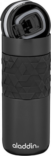 Термокружка Aladdin 470 Easy Grip Leak-Lock Black - Фото 4 большая